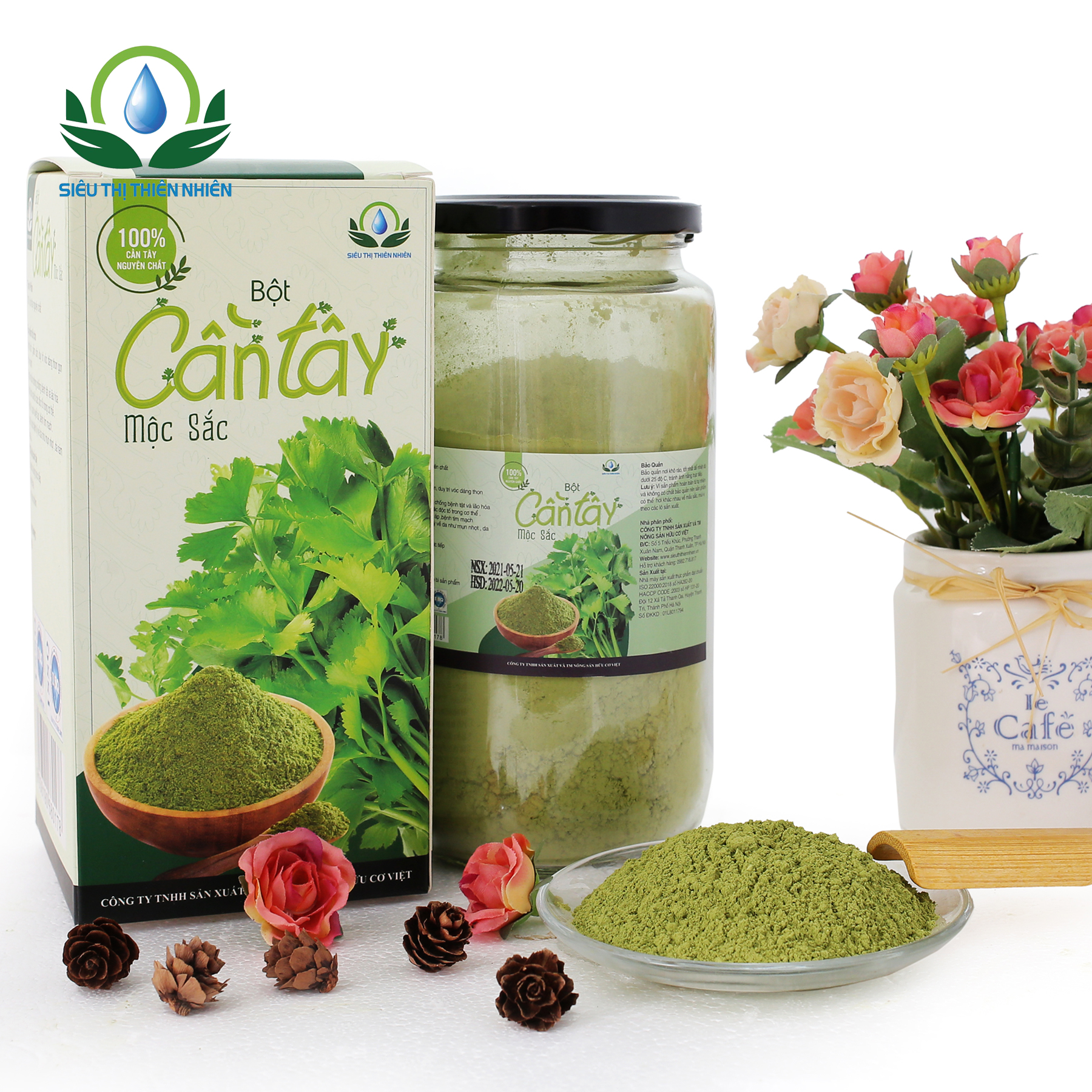 Bột Cần Tây Mộc Sắc Cao Cấp 350g