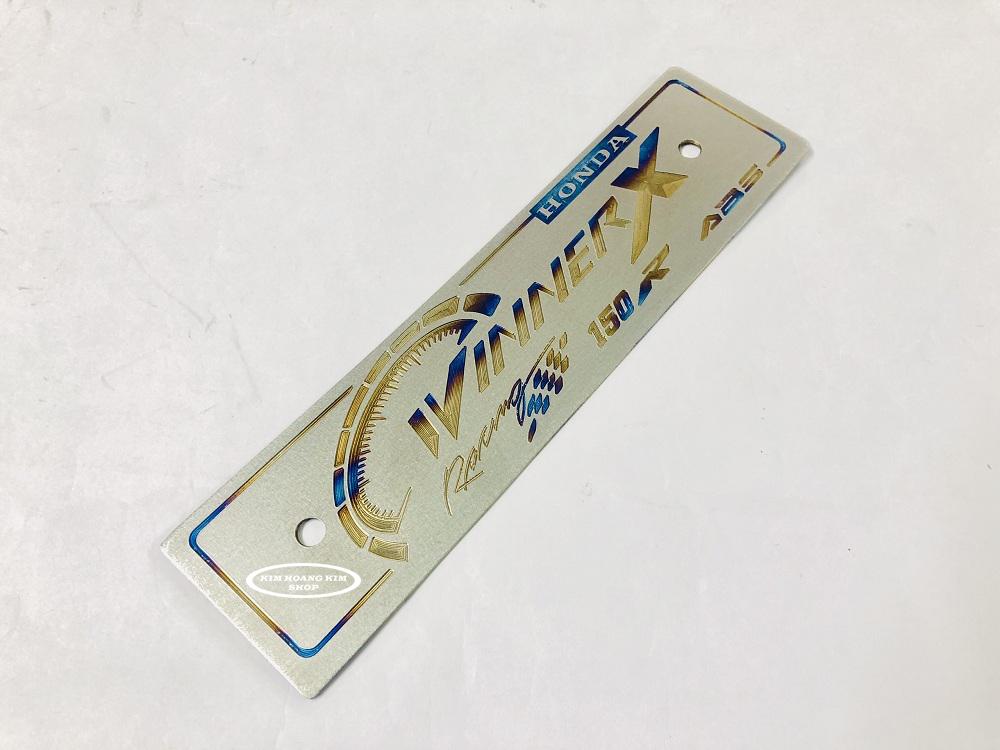 Bảng tên Titan Khò Gắn WINNER X (titan 100%)