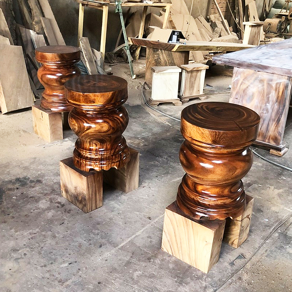 [HCM]Đôn Gỗ Me Tây đôn gỗ tự nhiên