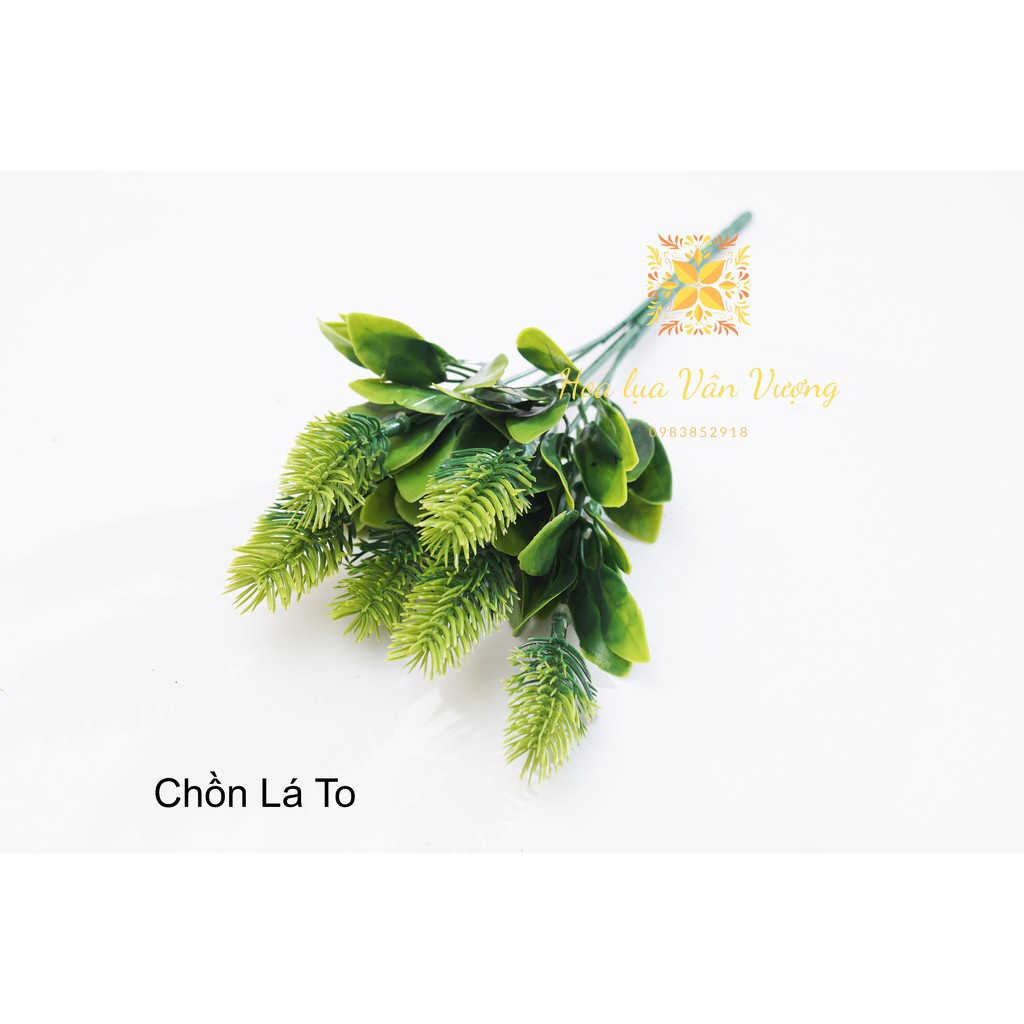 Hoa giả - cành điểm, cành chồn lá to