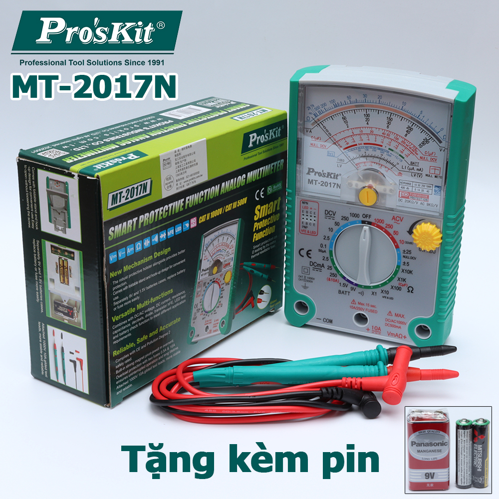 Đồng hồ vạn năng proskit mt-2017n đồng hồ vom chỉ thị kim pro'skit