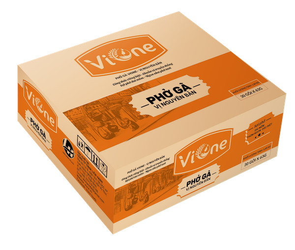 [Thùng 30 gói] Phở gà vị nguyên bản ViOne