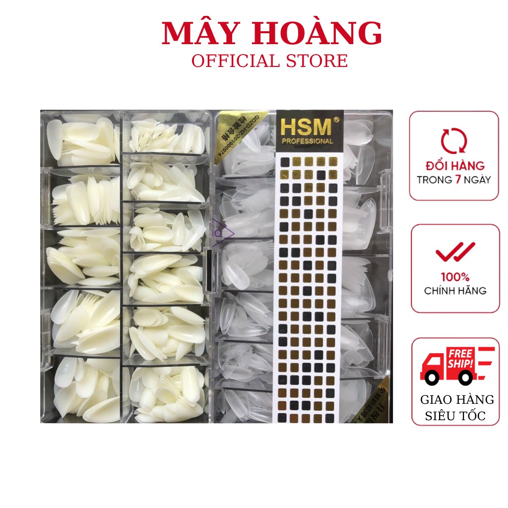 Móng úp HSM nhám nhọn bầu ( chuẩn Fom)