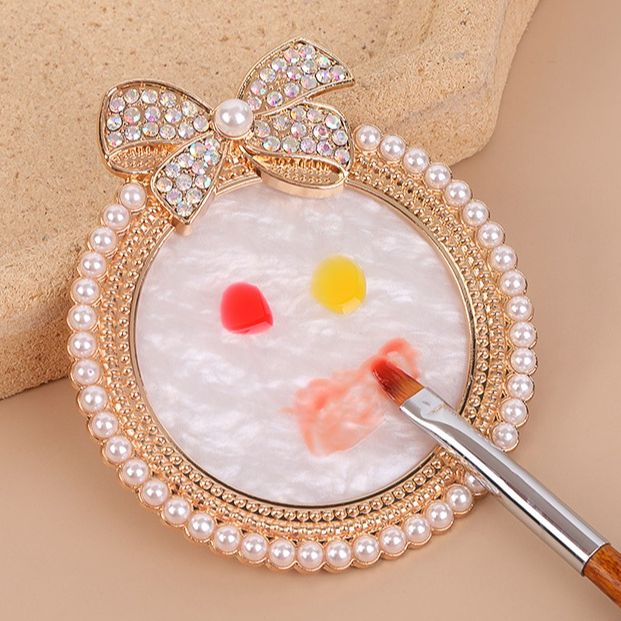 Vỉ Đá Xà Cừ Nơ Đá | Đạo Cụ Chụp Ảnh Móng