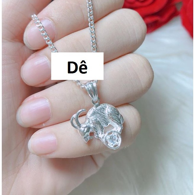 Dây chuyền BẠC TA mặt CON GIÁP cho BÉ yêu