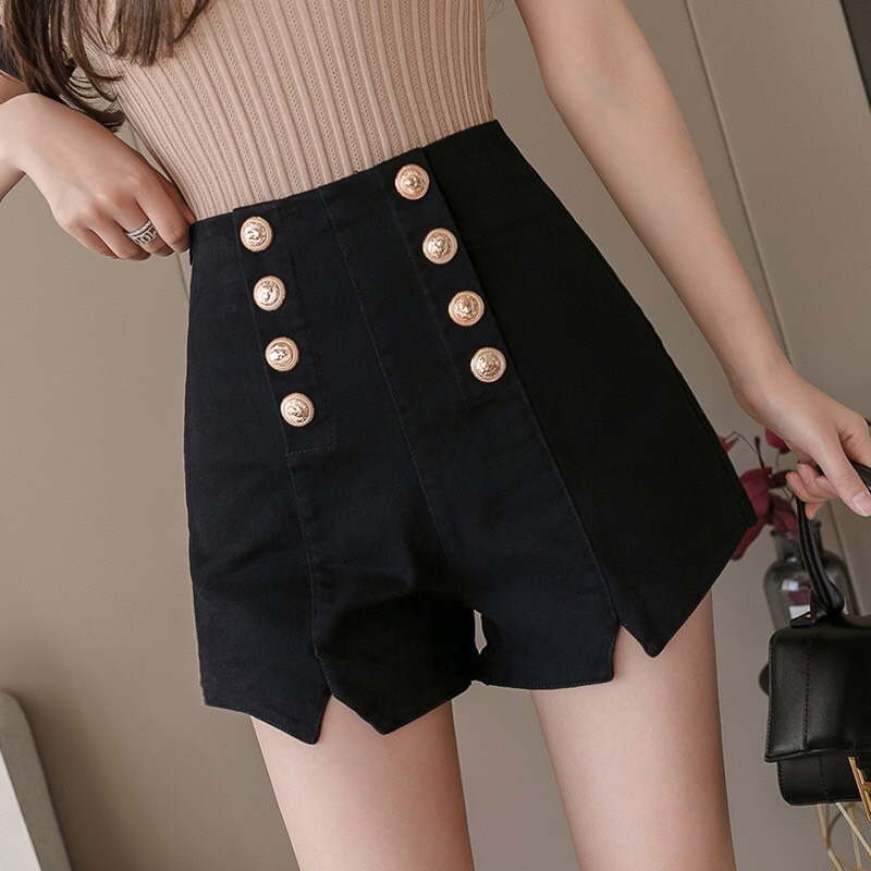 Quần short kaki 2 hàng nút 2 bên cool
