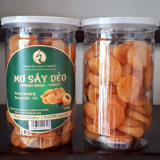 Mơ khô sấy dẻo - hộp 500gram