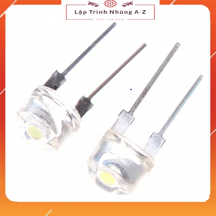 [Lập Trình Nhúng A-Z][159] LED Trắng Siêu Sáng F8 8mm 0.5W
