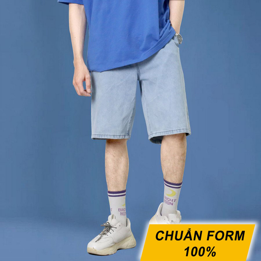 Quần short jean nam eo co giãn chất lượng siêu bền SG1082 Saosaigon