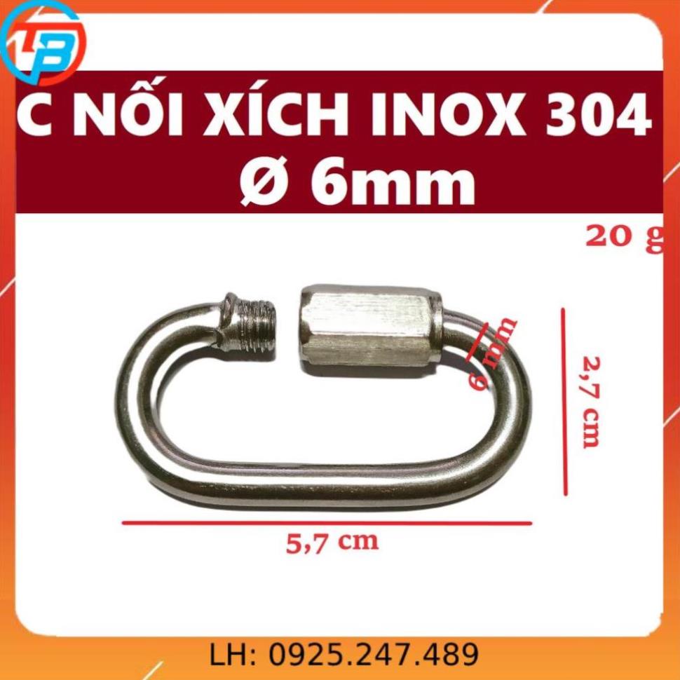 Nối xích, khóa xích inox cáp thép thái bình vinàn