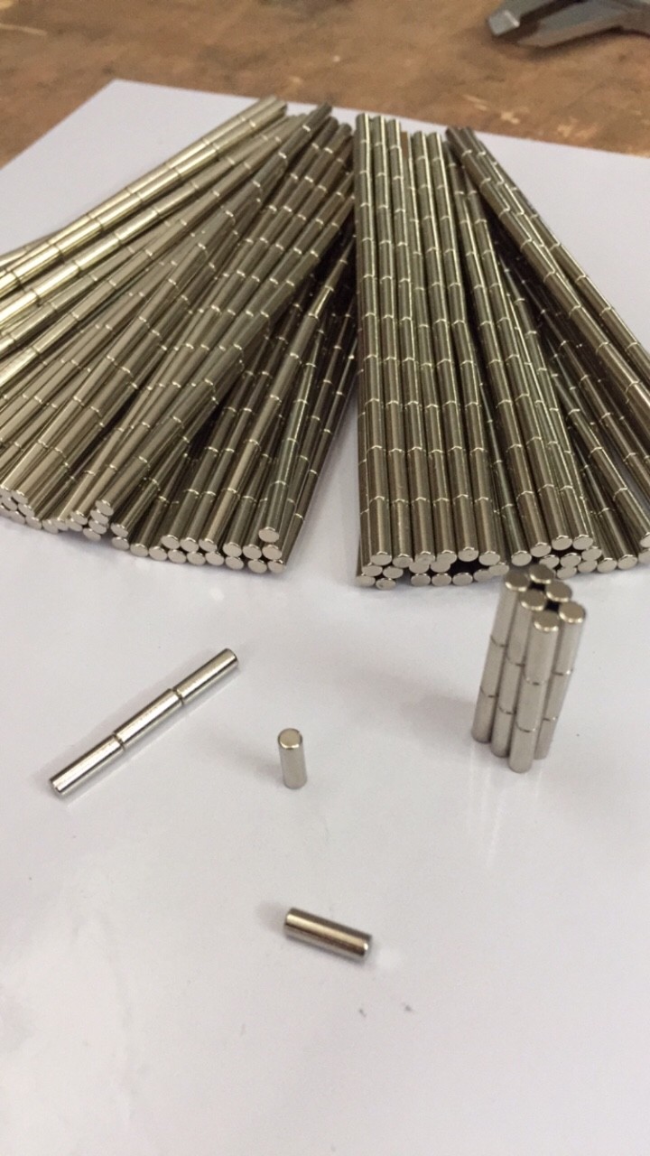 Set 50 viên nam châm dài D3x10mm