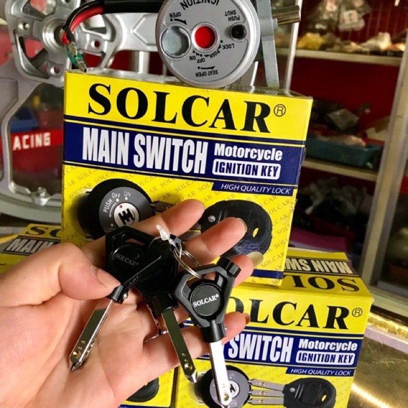 Ổ Khoá SOLCAR 6 Cạnh cho Ex2010 / Ex135 4S