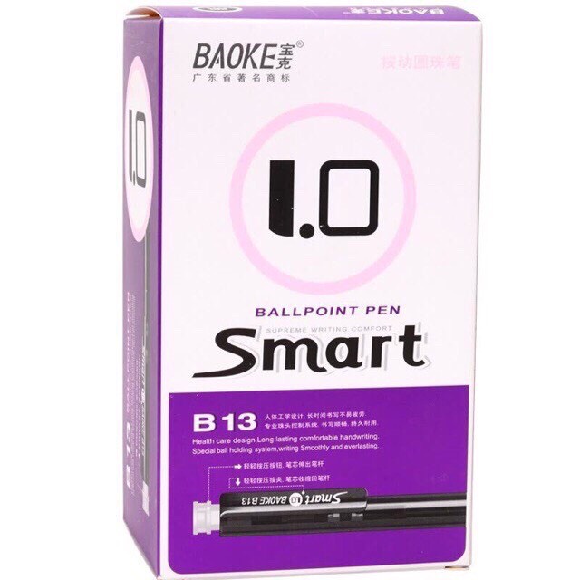 Bút Bi BAOKE Smart B13 ( 1 hộp ) 48 chiếc