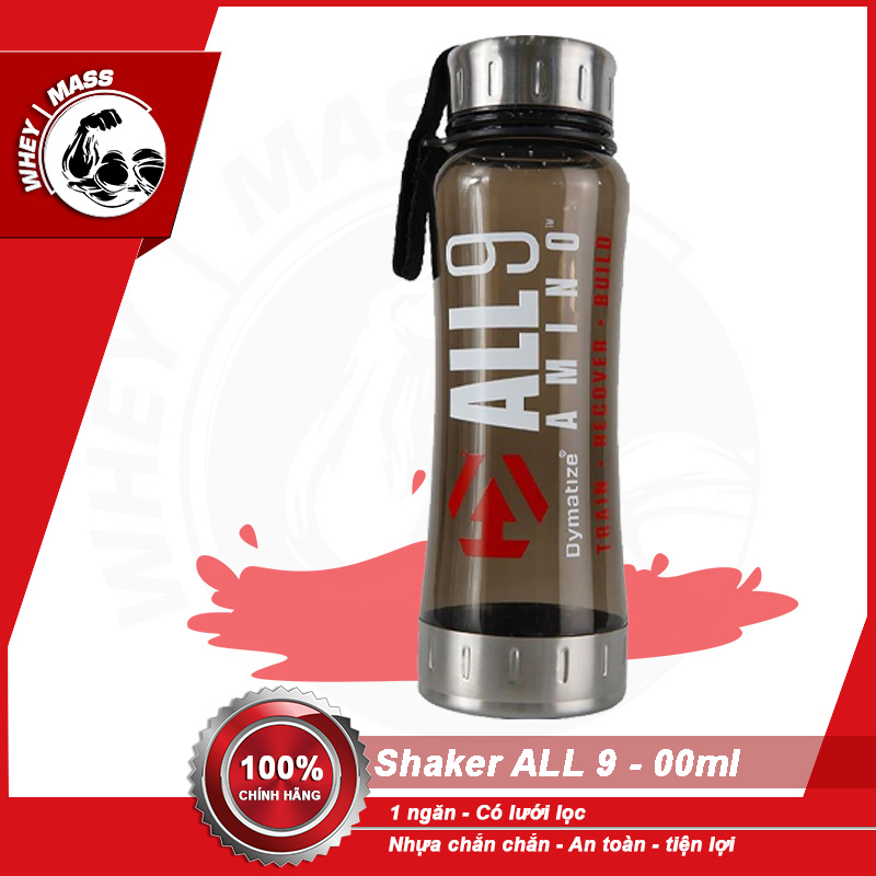 Bình Nước Thể Thao|Shaker Dymatize - All 9 - 400ml