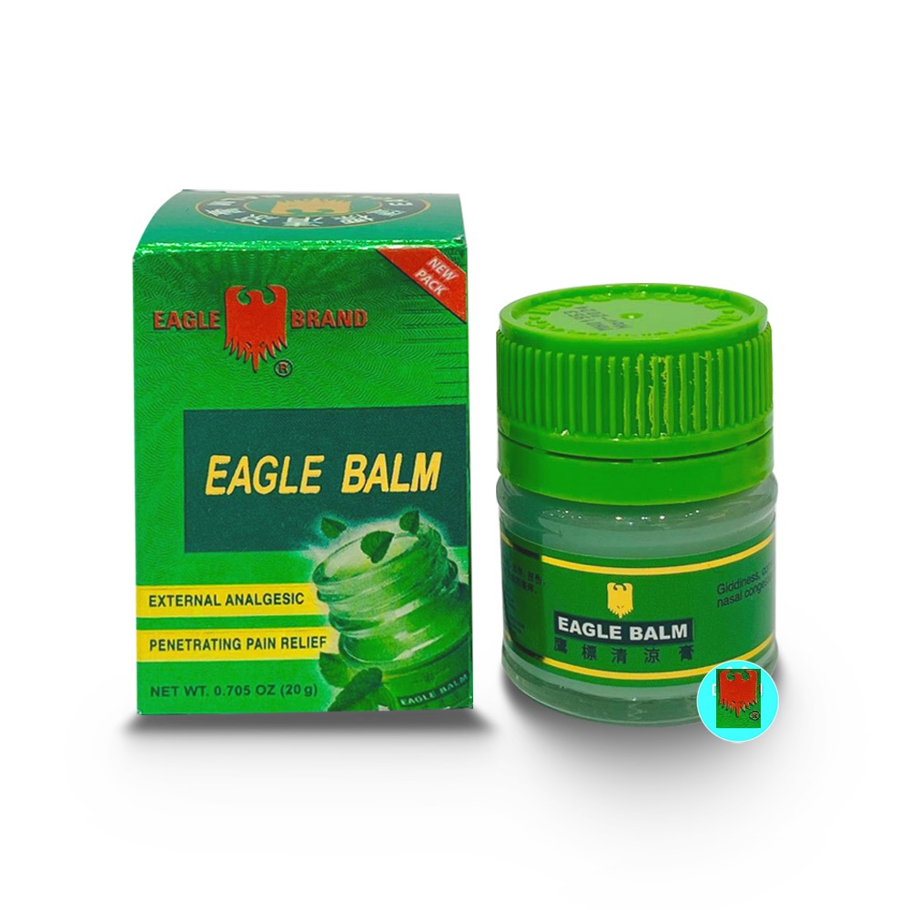 [HCM]Dầu cù là Xanh Con Ó Eagle Balm 20g - Singapore