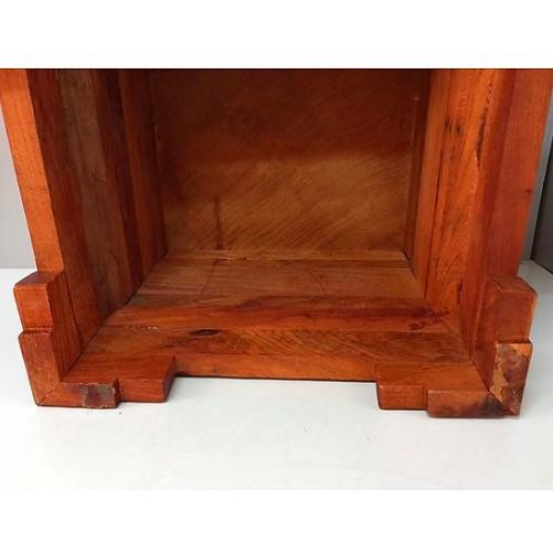 Kỷ kê tượng , đế kê tượng ( gỗ hương vân đá )phun sơn PU đẹp