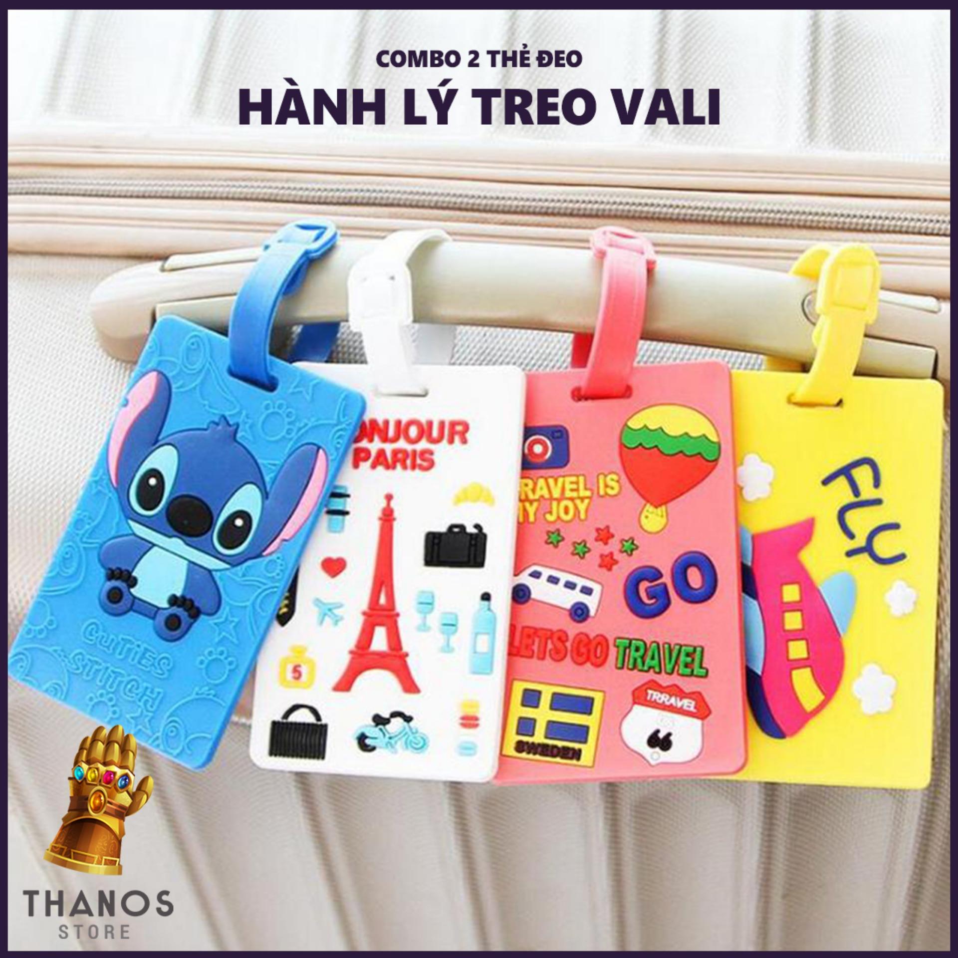 Combo 2 Thẻ Đeo Hành Lý Treo Vali