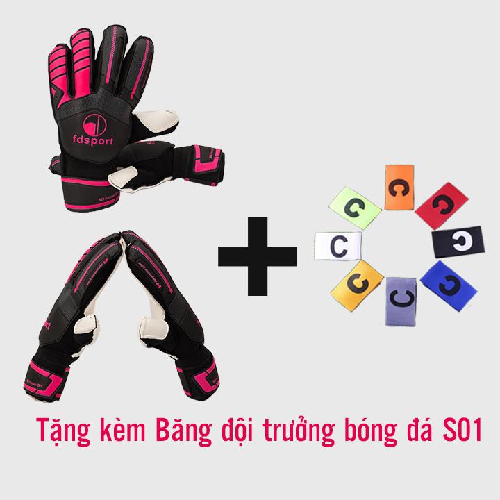 Găng tay thủ môn có xương S1006 (Tặng kèm Băng đội trưởng bóng đá S01)