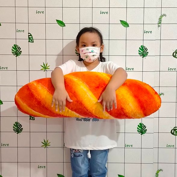 GẤU BÔNG BÁNH MÌ DỄ THƯƠNG GỐI ÔM 3D CHO BÉ GIÁ RẺ