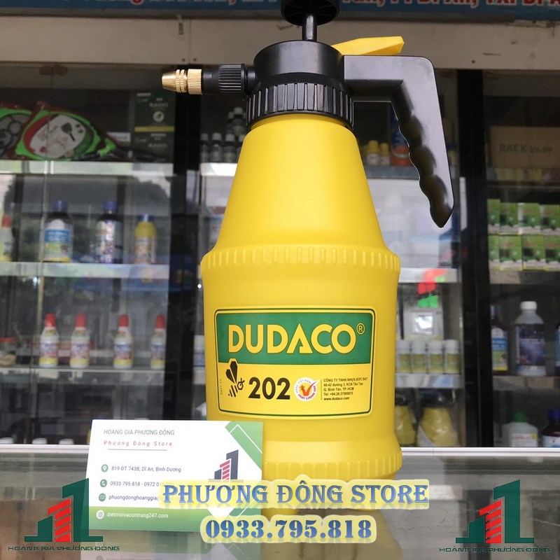 Bình xịt thuốc, tưới cây cầm tay DADUCO - 2 LÍT
