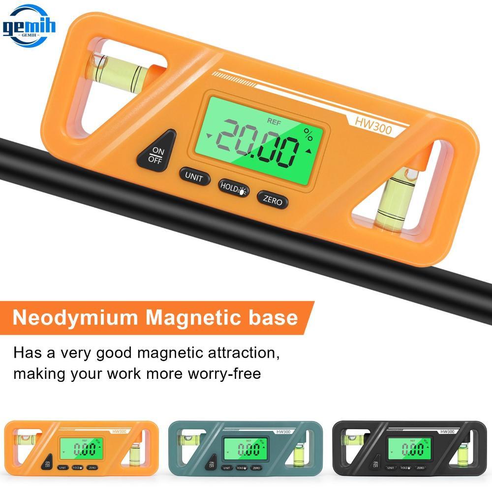 GEMIH New Electronic Portable 360° Measuring Bevel Protractor Digital Inclinometer MIni Digital Level Angle Gauge