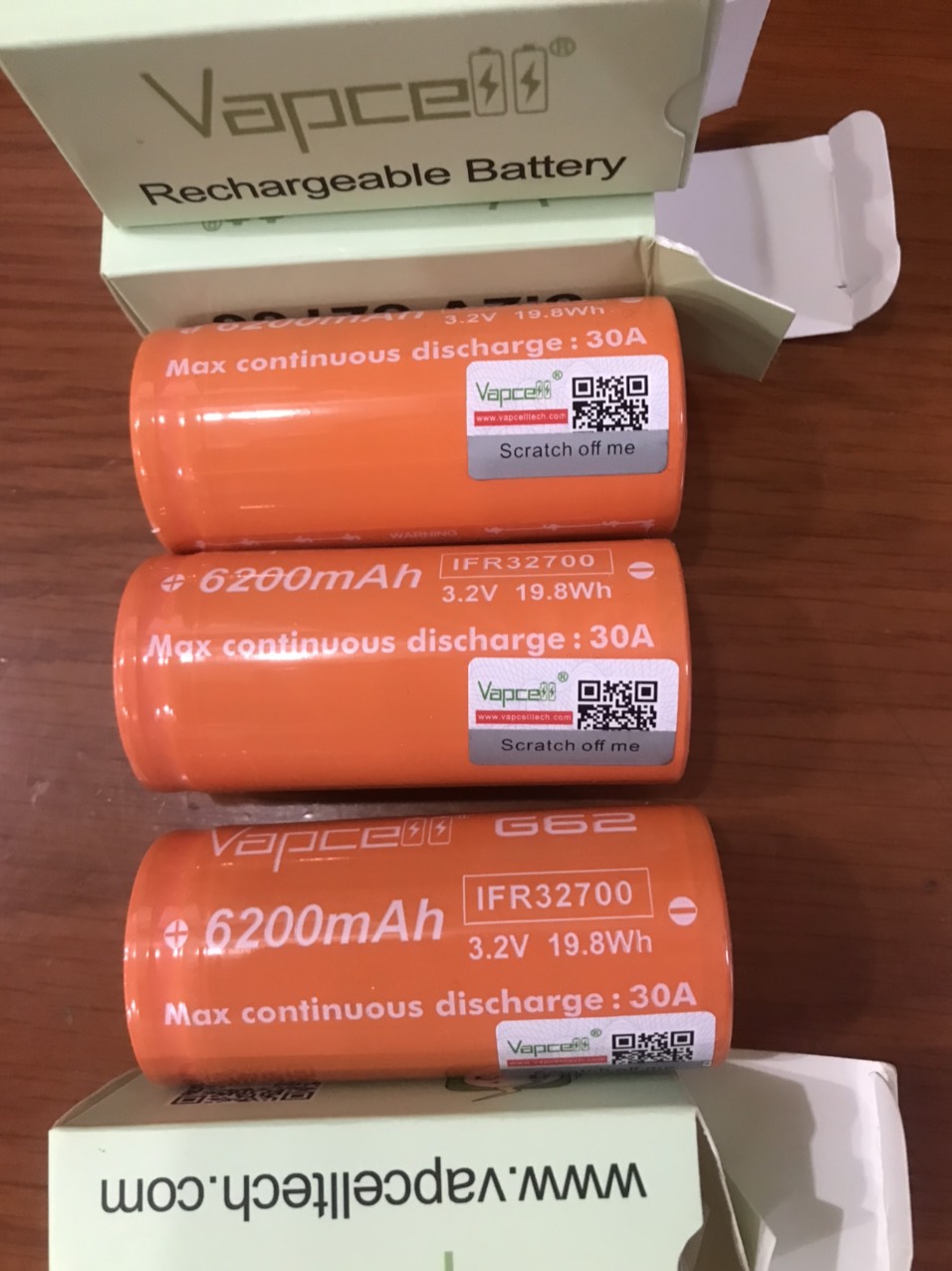 Pin Lithium LifePO4 3.2V, 6.2ah 10C