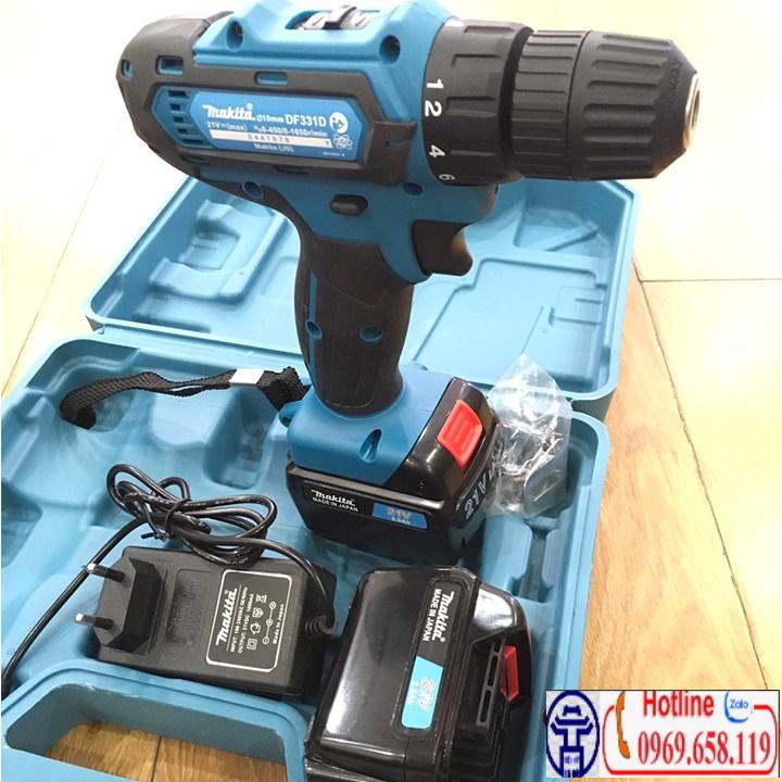 [TẶNG MŨI KHOAN] Máy Khoan Dùng Pin MAKIA - 21V - 2 PIN
