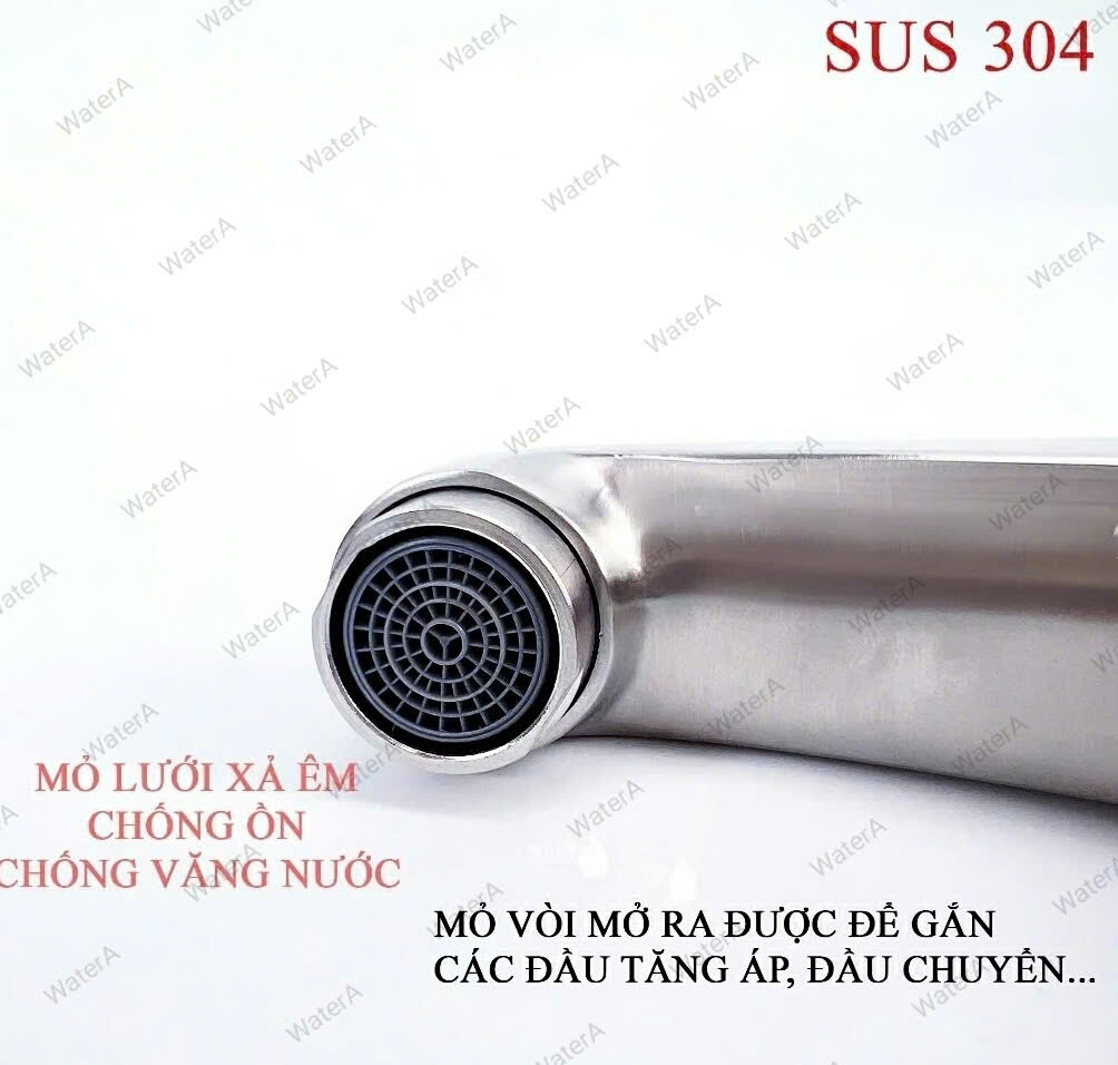 [Q.Tân Bình] Vòi lavabo lạnh inox SUS 304