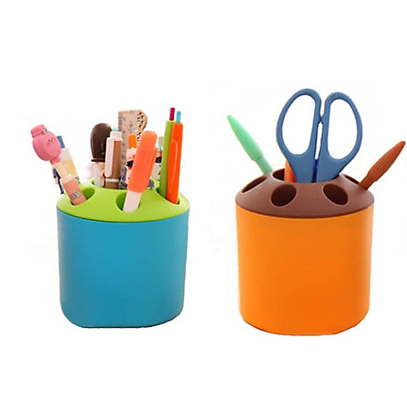 Ống cắm bàn chải, cắm bút đa năng (màu ngẫu nhiên) - Koreawind