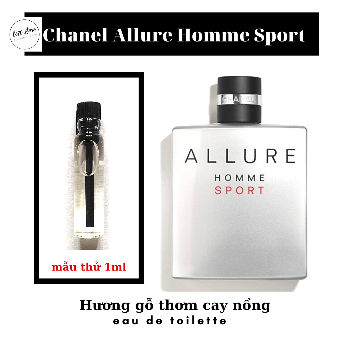 Mẫu thử 1ml Nước hoa nam cao cấp Chanel Allure Homme Sport – Nước hoa chanel  nam chính hãng – nuoc hoa nam - Chanel Allure Homme Sport – nuoc hoa nam