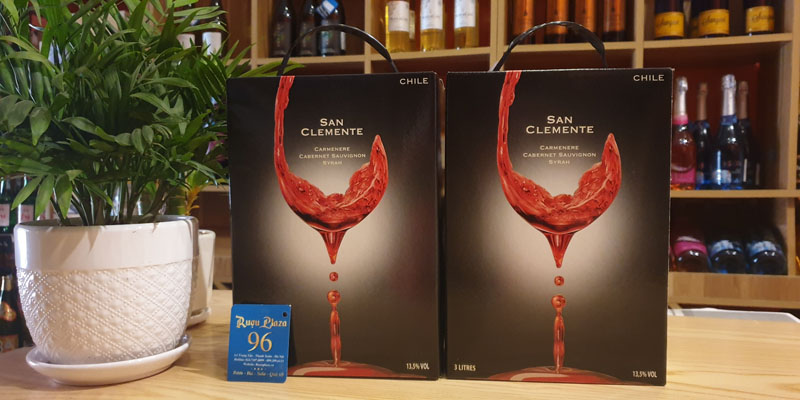 Vang bịch Chile San Clemente 3 Lít