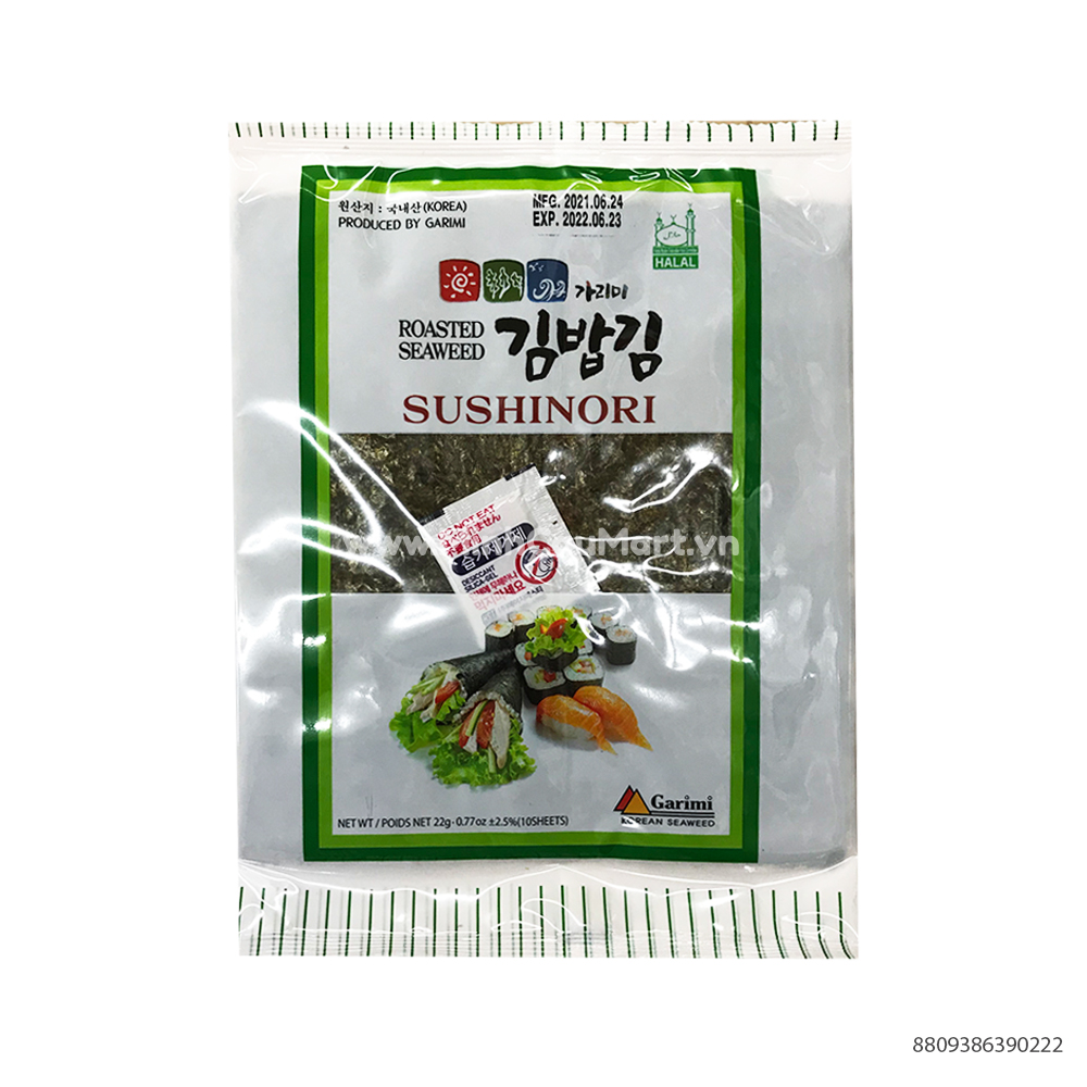 Gói rong biển làm gimbab 10 lá
