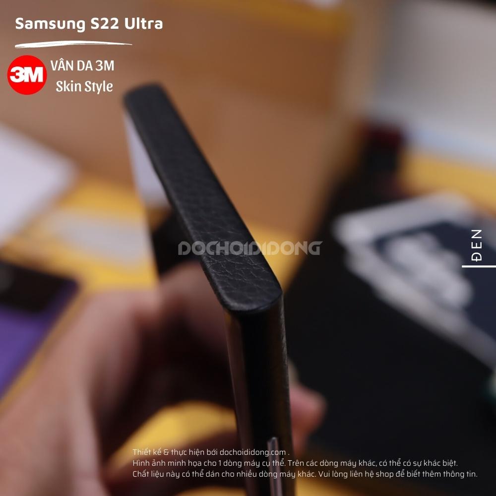 [Màu Đen] Miếng Dán Skin 3M Vân Da Các Dòng Samsung Note 8 Note 9 Note 10 Note 20 Plus Ultra 5G