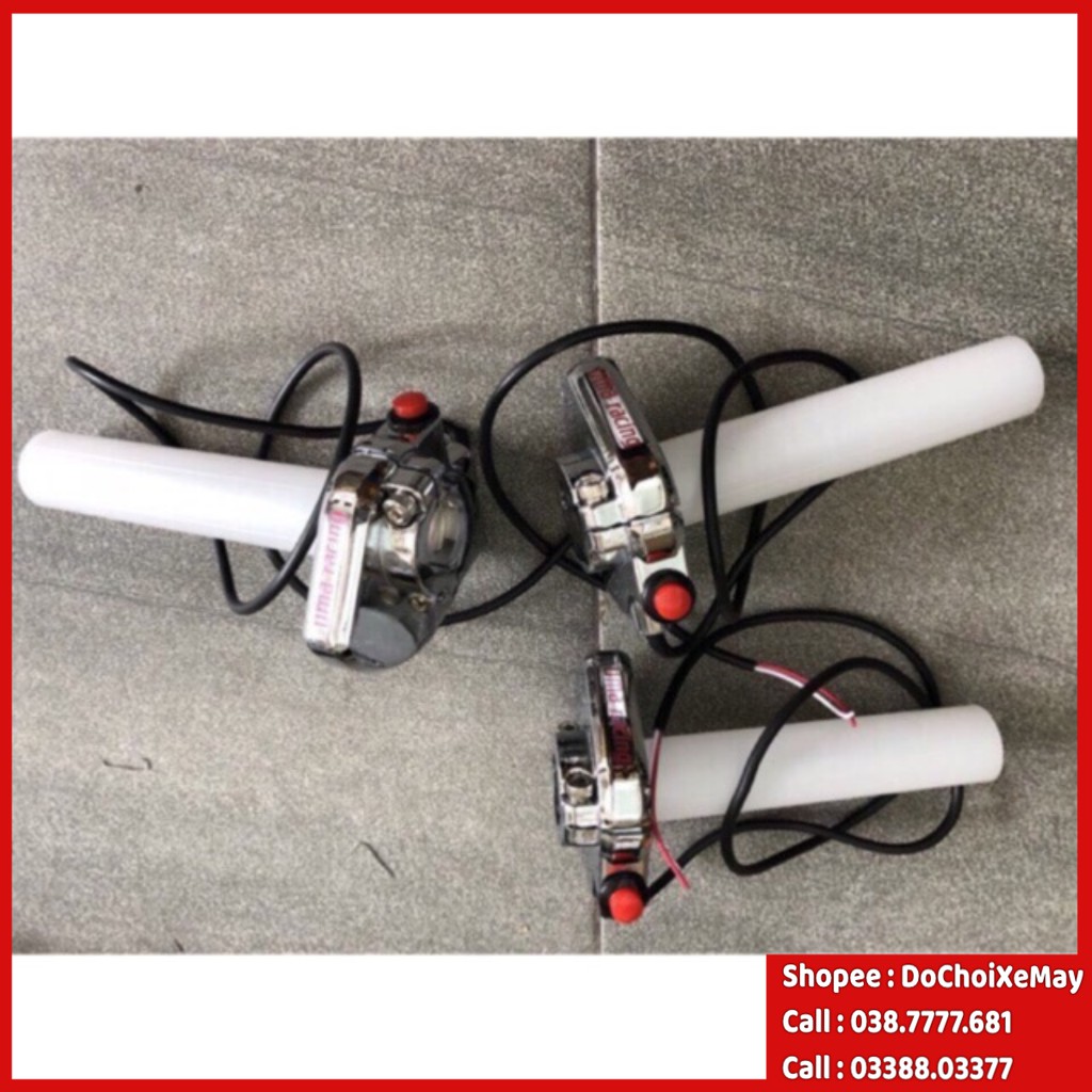 [Bao giá tốt ] Cùm ga tăng tốc Uma Racing có kèm dây ga trọn bộ