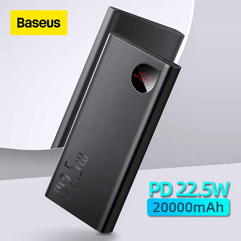Sạc dự phòng baseus 22.5w 20000mah sạc nhanh pd qc3.0 fcp dành cho iphone 14 13 pro max 12 11 redmi huawei samsung xiaomi