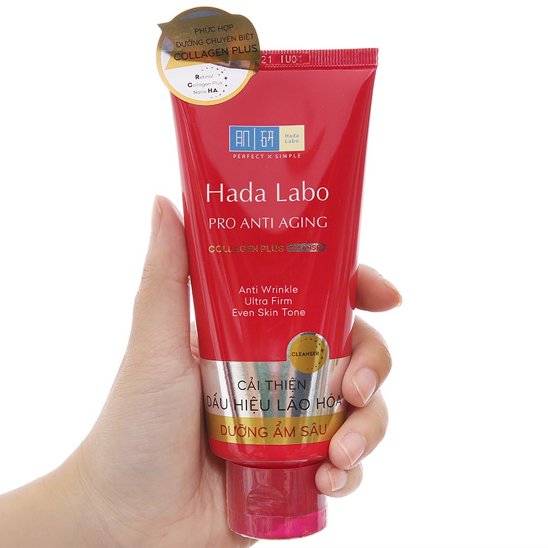 [HCM]SỮA RỬA MẶT CHỐNG LÃO HÓA HADA LABO PRO ANTI AGING (80G)