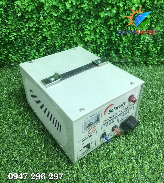 MÁY SẠC BÌNH ẮC QUY SOLARCITY 20A - 6V/12V