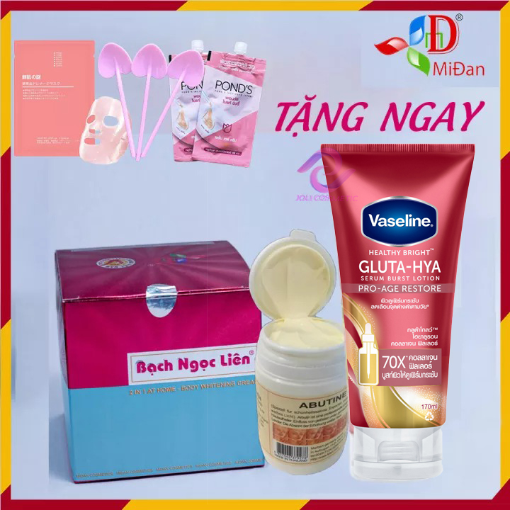 Body bạch ngọc liên - combo 3 món bạch ngọc liên và kích abutine 3c3, vaseline đỏ 70x