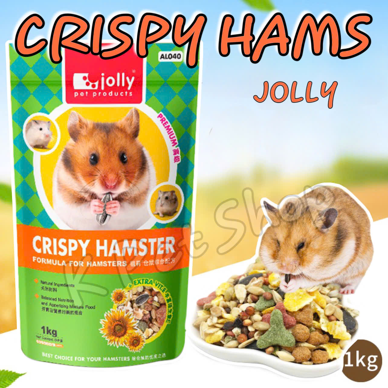 Thức ăn Crispy Hamster (Jolly)  Thức ăn cao cấp hamster Jolly