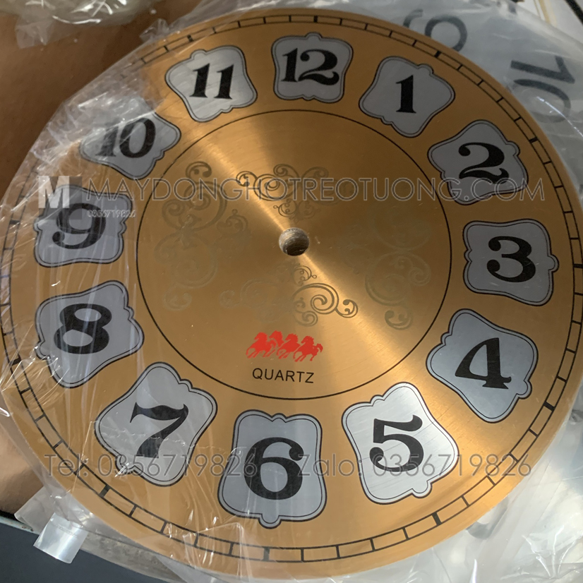 Mặt đồng hồ treo tường, mặt số (Nhôm)