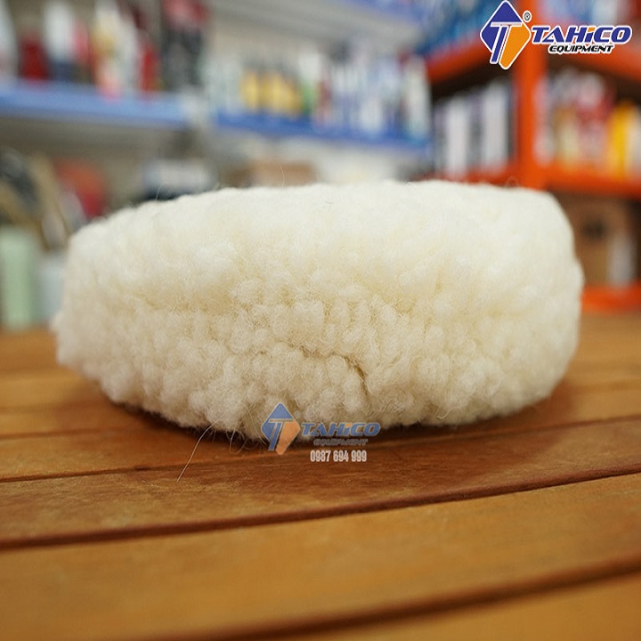 Phớt đánh bóng dạng lông cừu 8 inch gắn đế 7inch