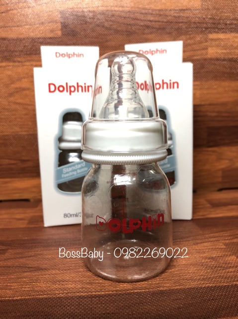 Bình Sữa Streamline Cổ Hẹp Dolphin 80Ml/160Ml/260Ml