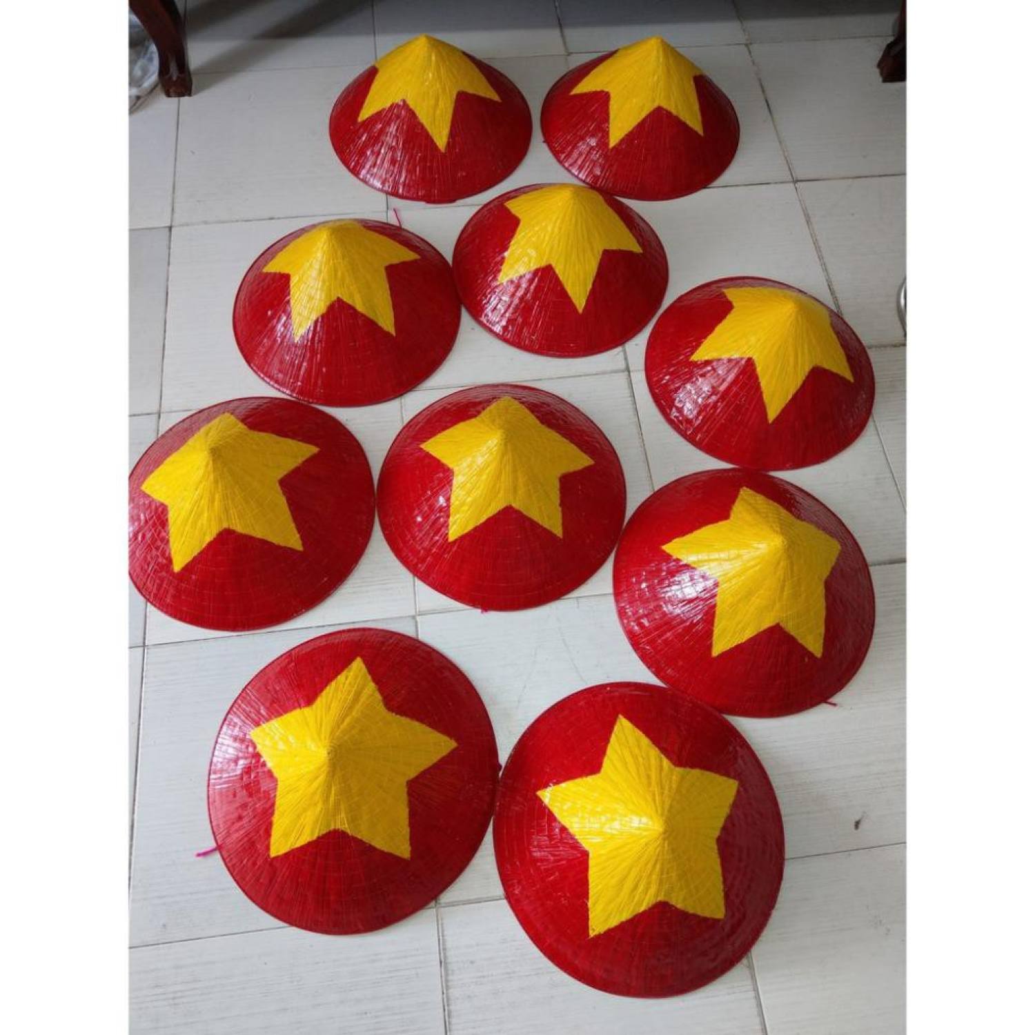 Nón lá cờ đỏ sao vàng lh 0978945425