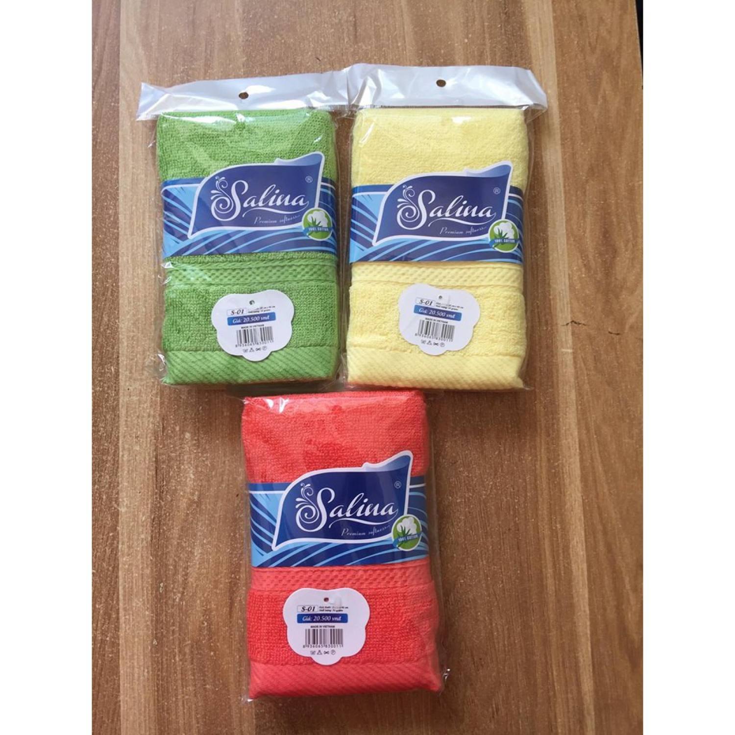 Khăn mặt cotton cao cấp Salina 28×46cm