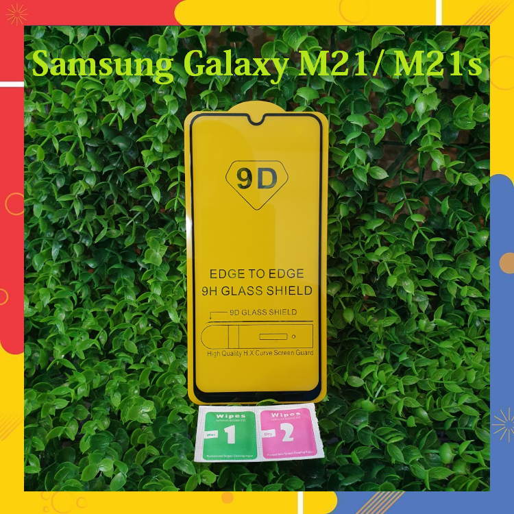 Cường Lực Samsung Galaxy M21 / M21s Full Màn Hình Full Keo Tặng Phụ Kiện Dán