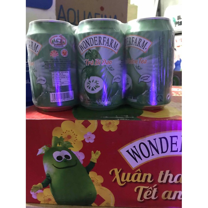 THÙNG 24 LON TRÀ BÍ ĐAO WONDERFARM 310ML