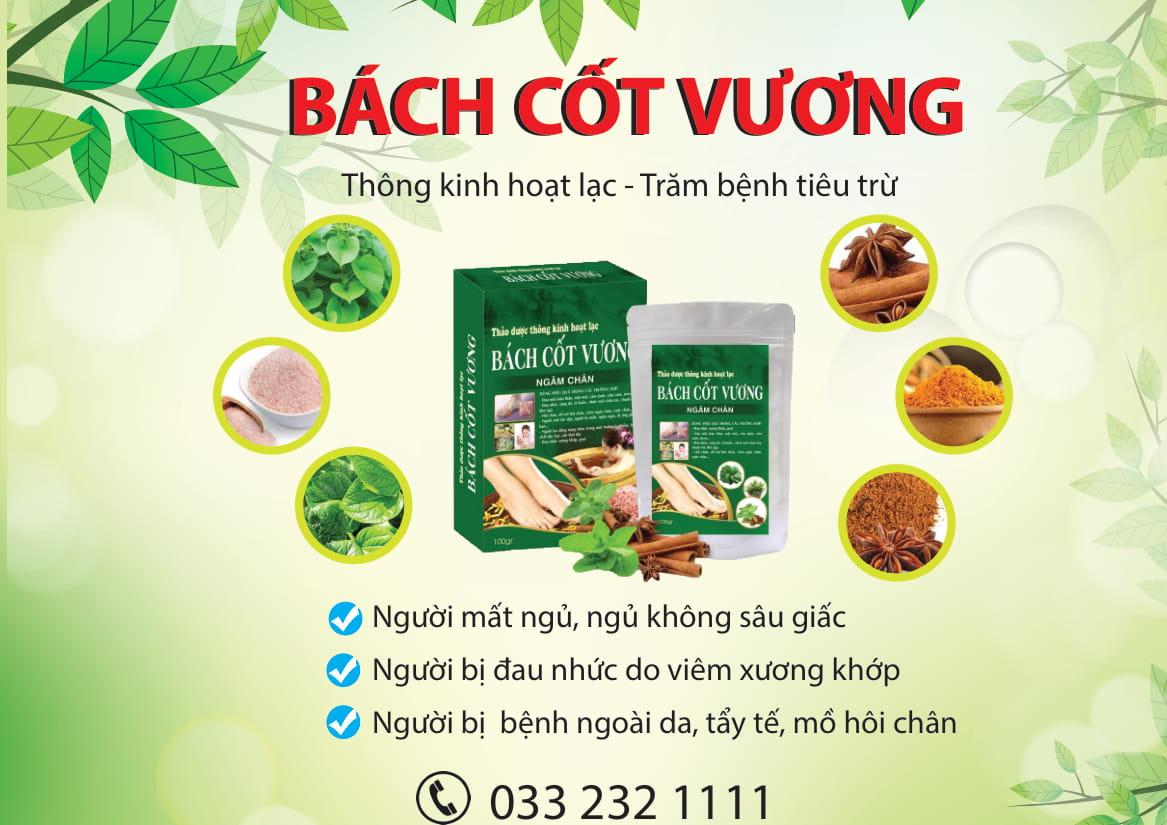 Gói thảo dược ngâm chân Bách Cốt Vương (Gói mẫu)