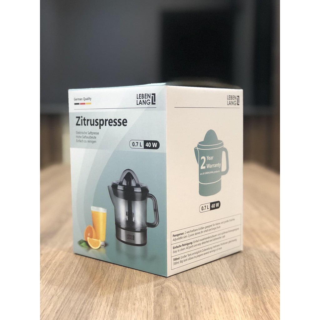 Máy Vắt Cam Lebenlang Lb389 0,7L( Chính Hãng)
