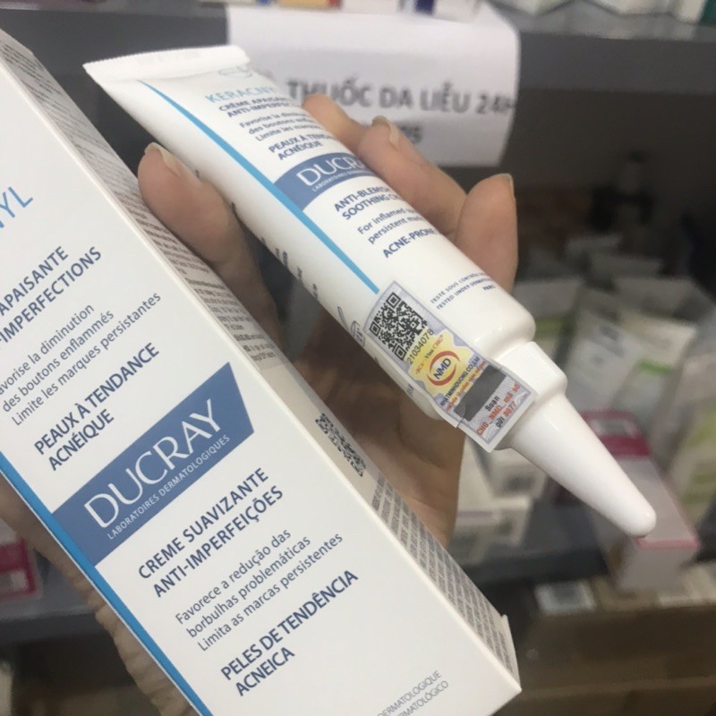 Keracnyl PP Ducray giảm mụn thâm mụn