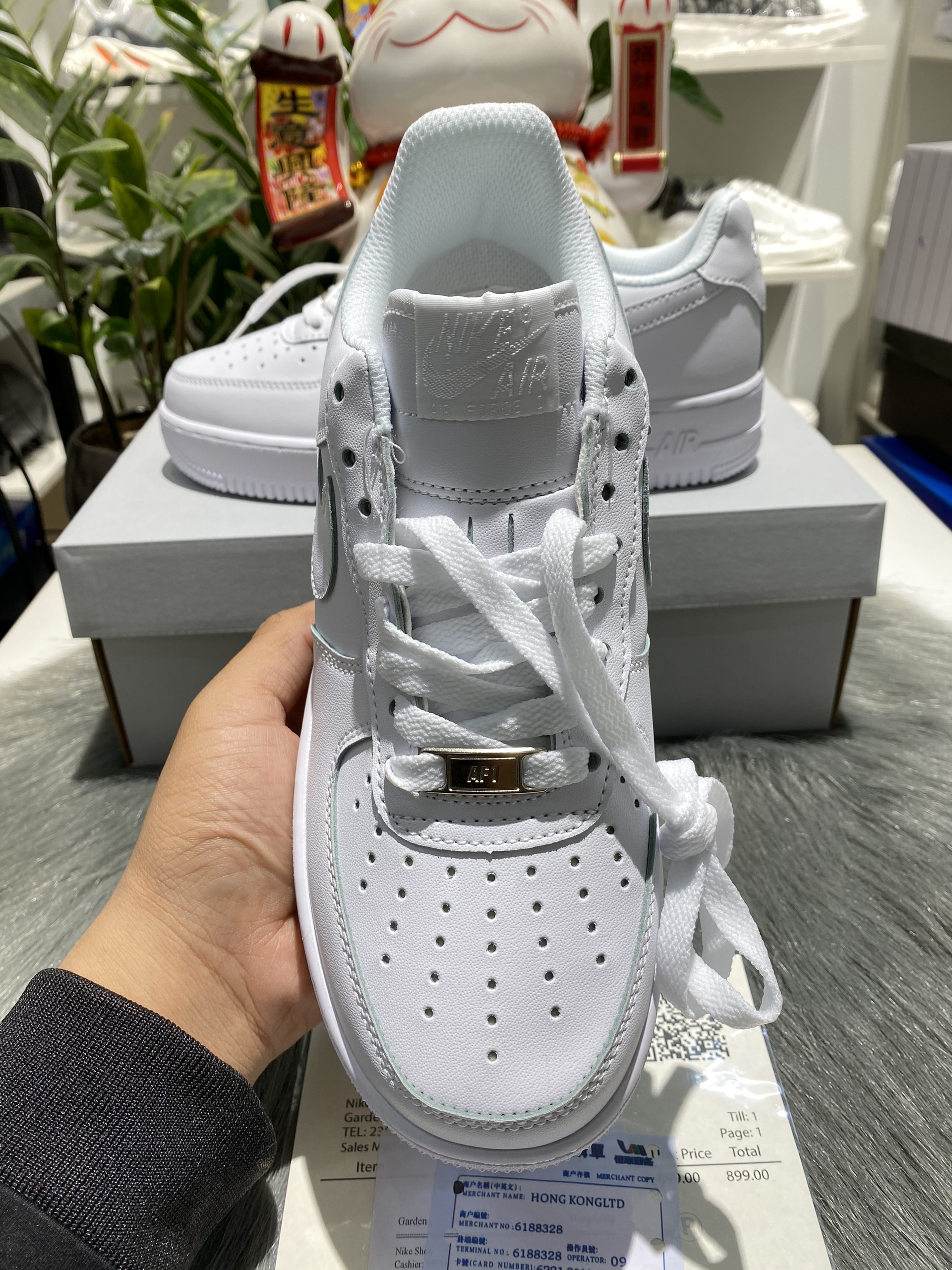 Giày AF1 trắng full, siêu phẩm sneaker mới nhất, full size nam nữ [chuẩn form Quảng Châu]